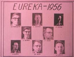 Station staff at Eureka Christmas 1956
