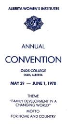 Annual Convention Program - 1978