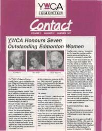YWCA Edmonton Contact - Volume 1, Number 2
