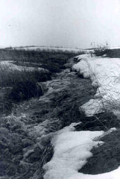 A view of the flooding Whitemud Creek, Sherwood Park, Alberta. Image shot by Albert Karvonen.