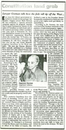 Constitution Land Grab
